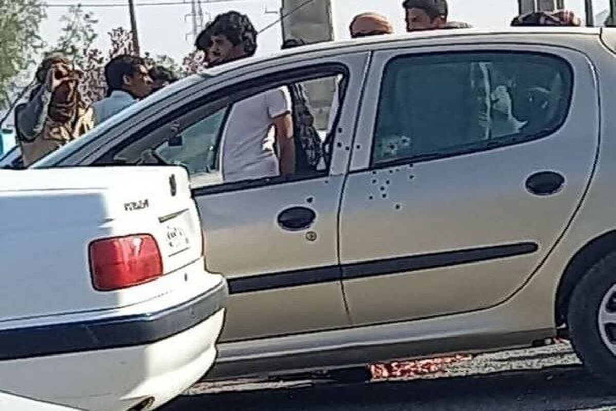 عکسی تلخ از لحظه ترور رئیس پلیس آگاهی سراوان + عکس