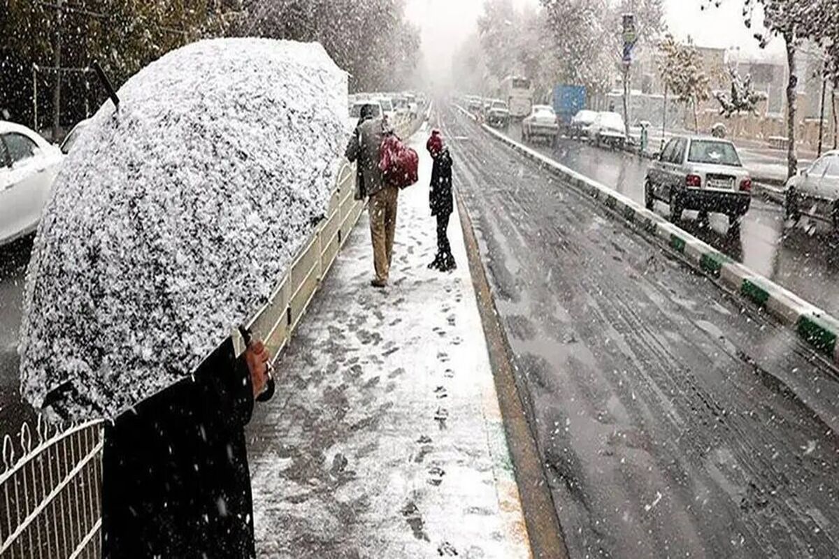 برف در تهران
