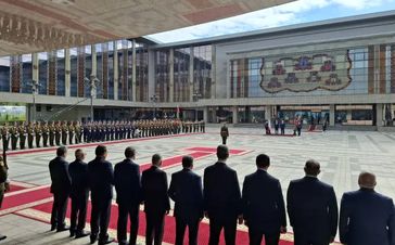 استقبال رسمی رئیس جمهور بلاروس از پزشکیان
