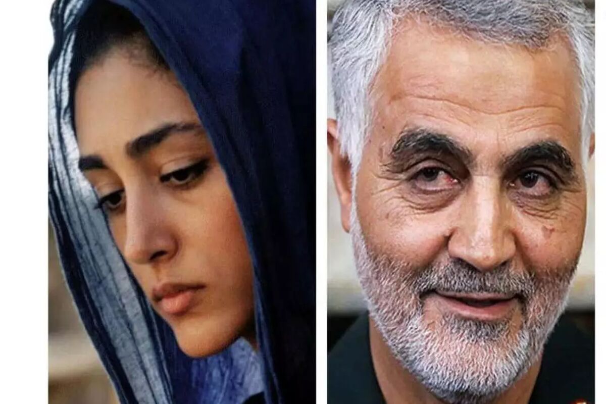 تماس لو رفته سردار سلیمانی با گلشیفته فراهانی / ماجرا چه بود؟