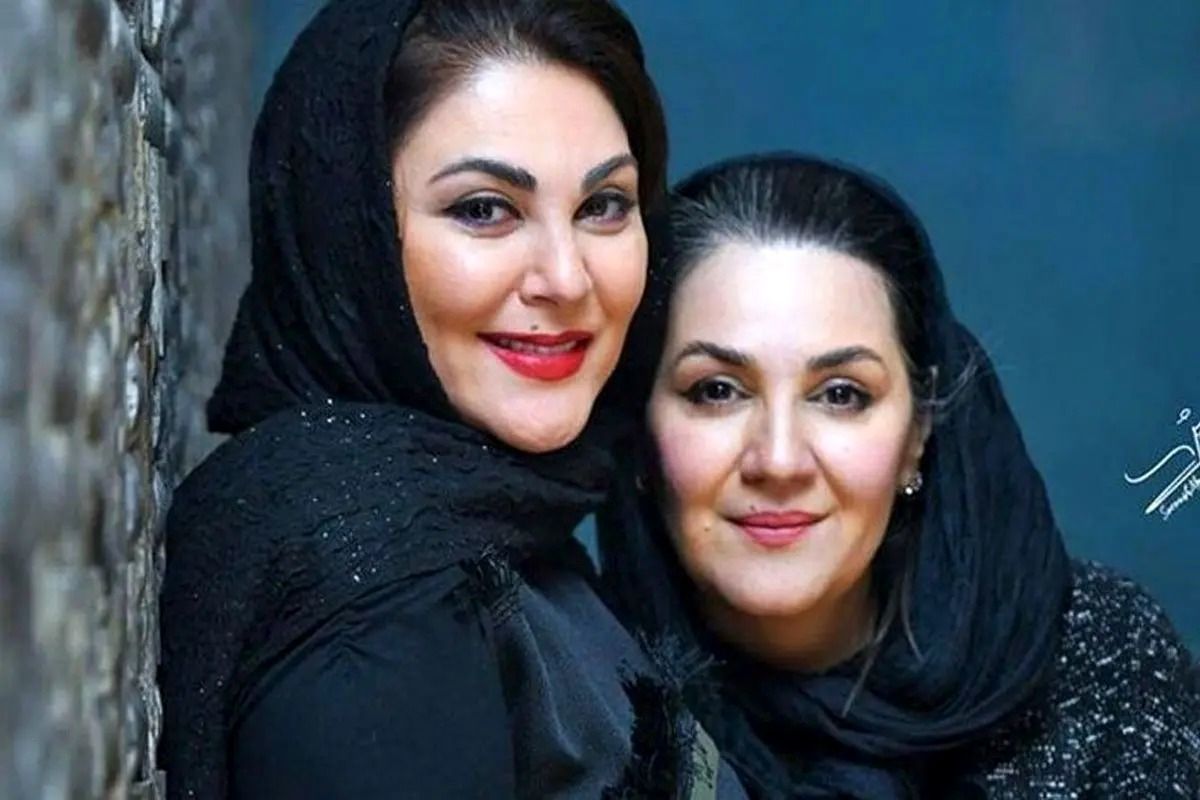 استایل جدید لاله اسکندری در کنار خواهرش!