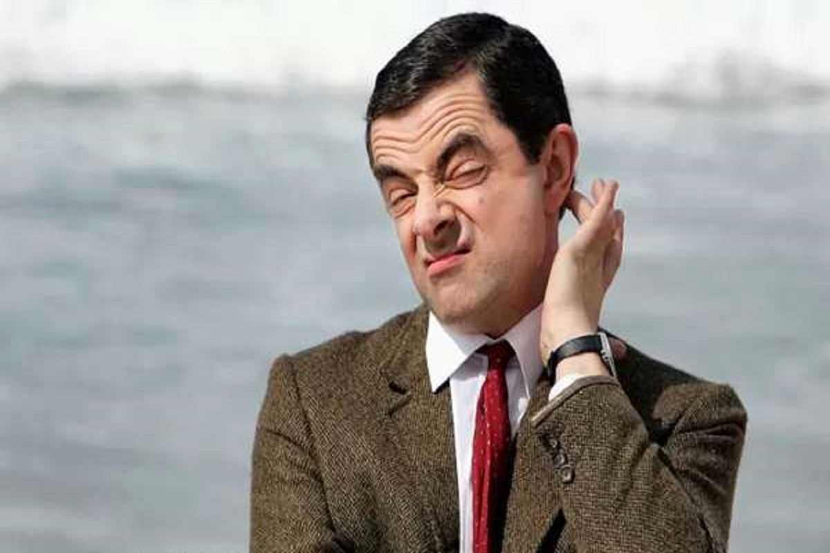 چهره پیر و شکسته شده مستربین در 71 سالگی