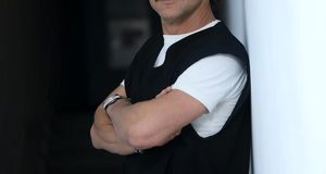  امین حیایی با استایلی مشکی/ عکس