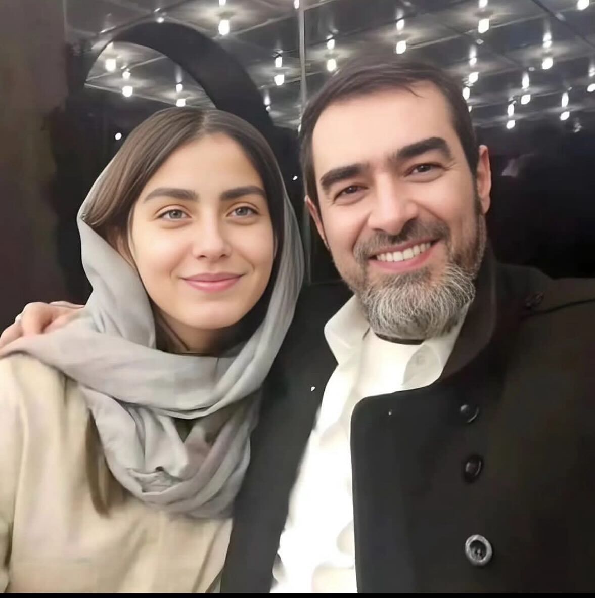 لباس عروس عجیب همسردوم و جوان شهاب حسینی سوژه شد +عکس