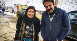 چهره شکسته مه لقا خانم ۷ سال پس از سریال نون خ با مو‌های سفید