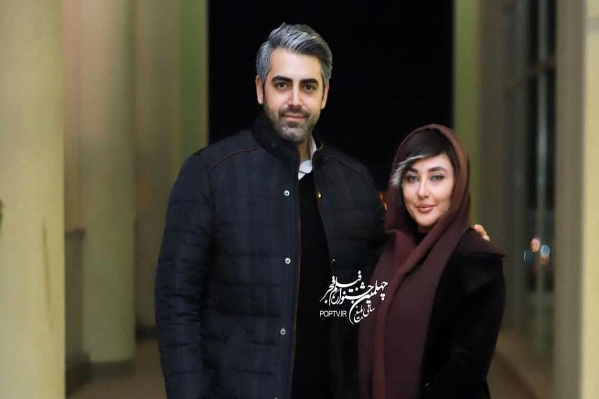 بازیگر بچه مهندس و همسرش در جشنواره فجر