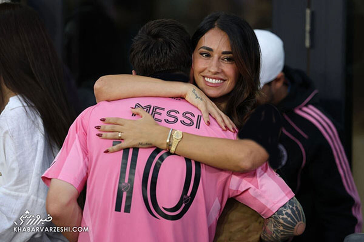 عاشقانه لئو مسی و خانواده جذابش/ عکس
