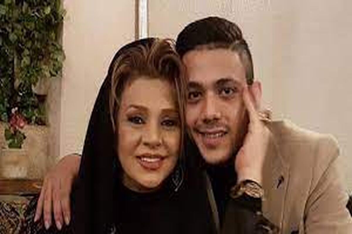 قاب احساسی نسرین مقانلو در آغوش پسرش/ ببینید
