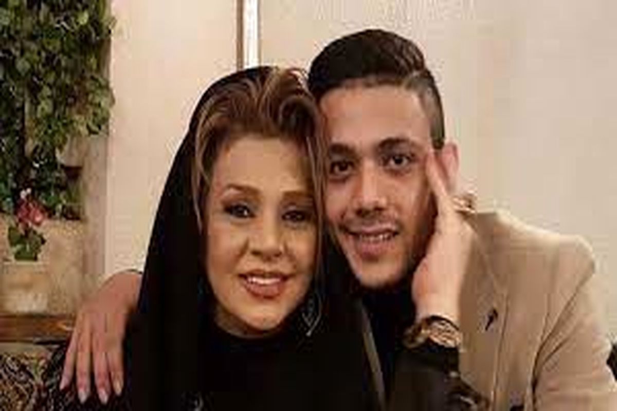 قاب احساسی نسرین مقانلو در آغوش پسرش/ ببینید