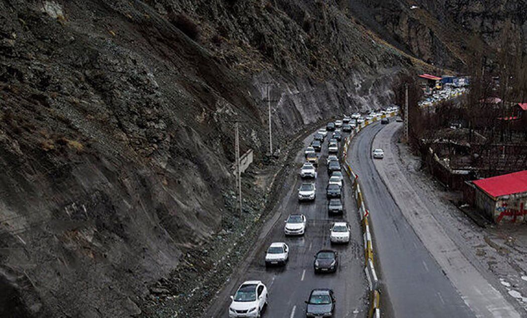 یک طرفه شدن جاده چالوس و آزادراه تهران - شمال