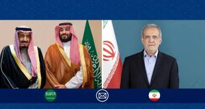 پزشکیان برای پادشاه و ولیعهد عربستان پیام فرستاد