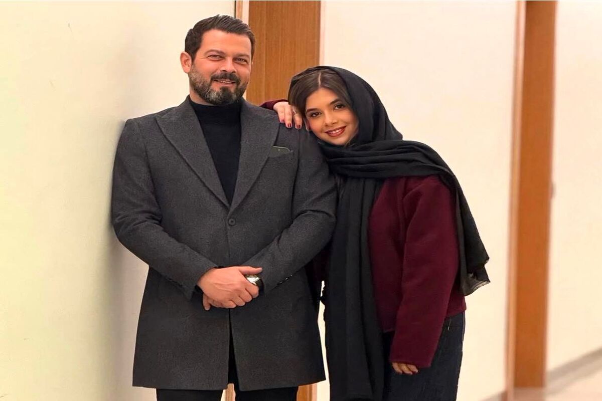 پژمان و نفس بازغی با لباس شب در مهمانی/ عکس