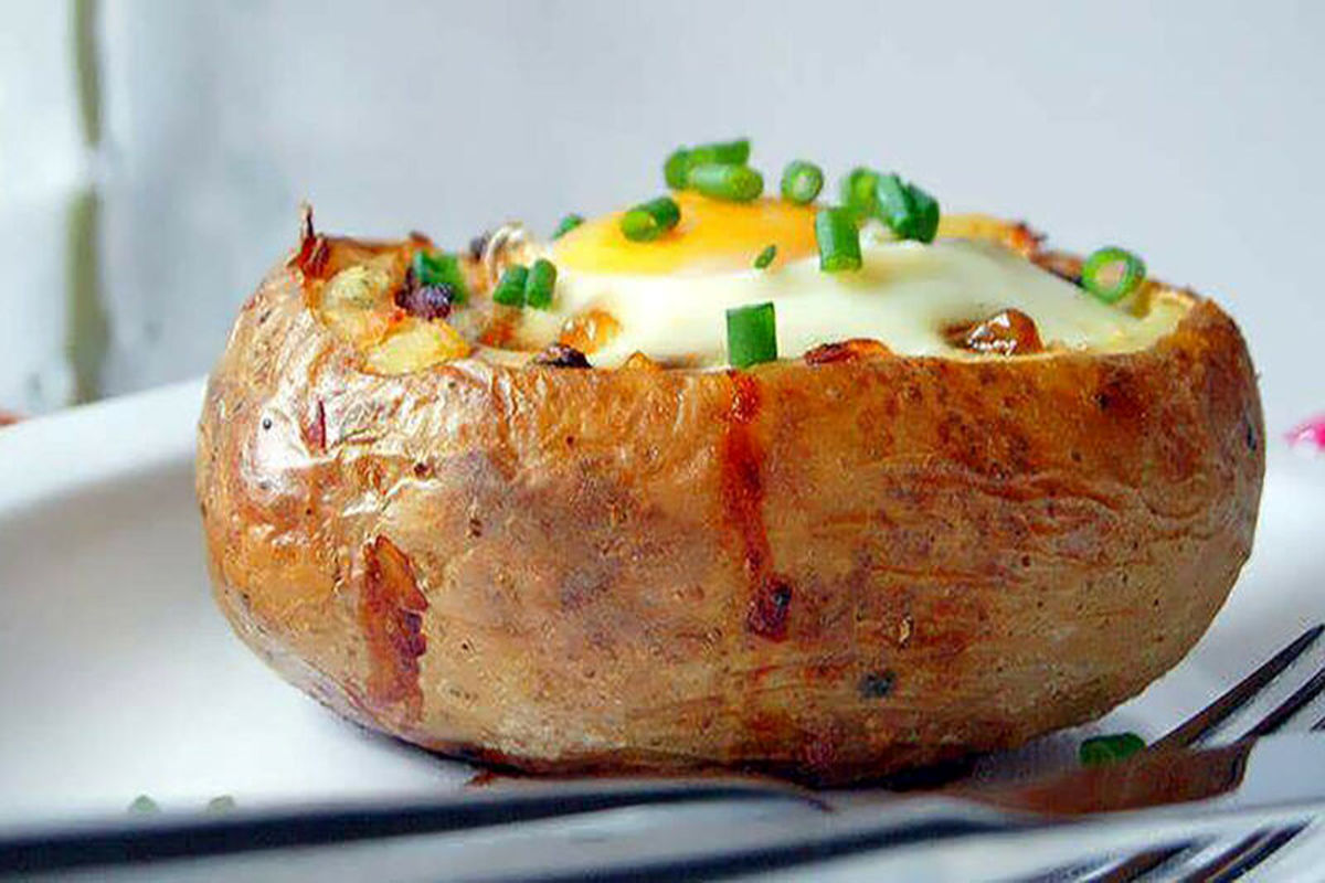 طرز تهیه دلمه سیب‌زمینی شکم‌پر