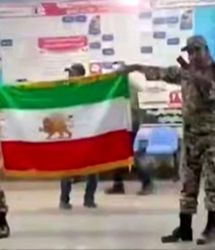 دستگیری دو معاند با لباس ارتشی در مترو تهران + فیلم