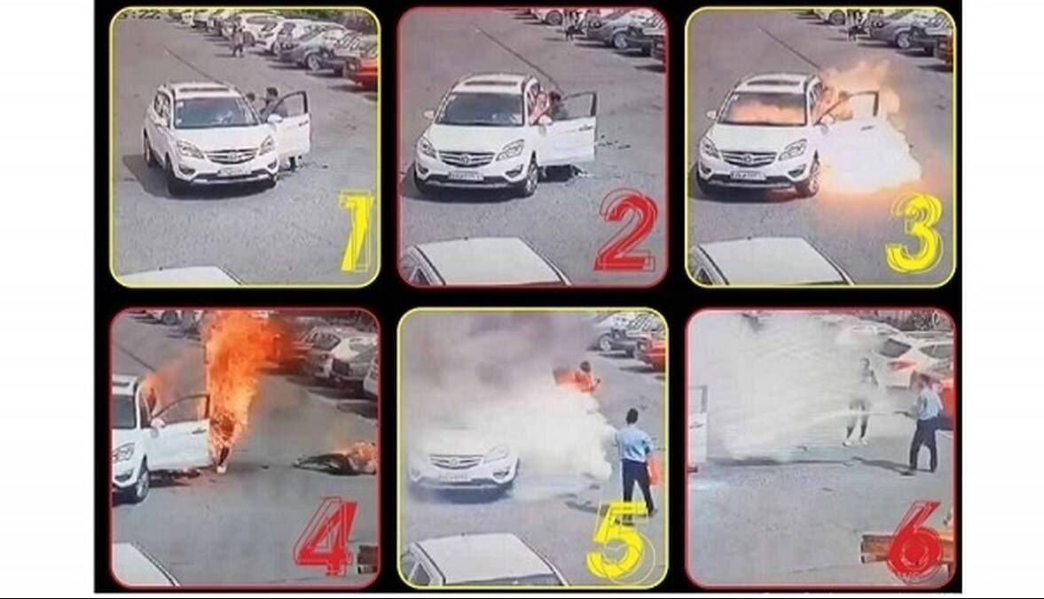 سوزاندن فجیع خواهر توسط برادر بر سر ارثیه پدری در تهرانپارس + عکس