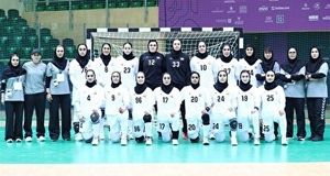 شادی تیم ملی هندبال بانوان در رختکن بعد از کسب مدال