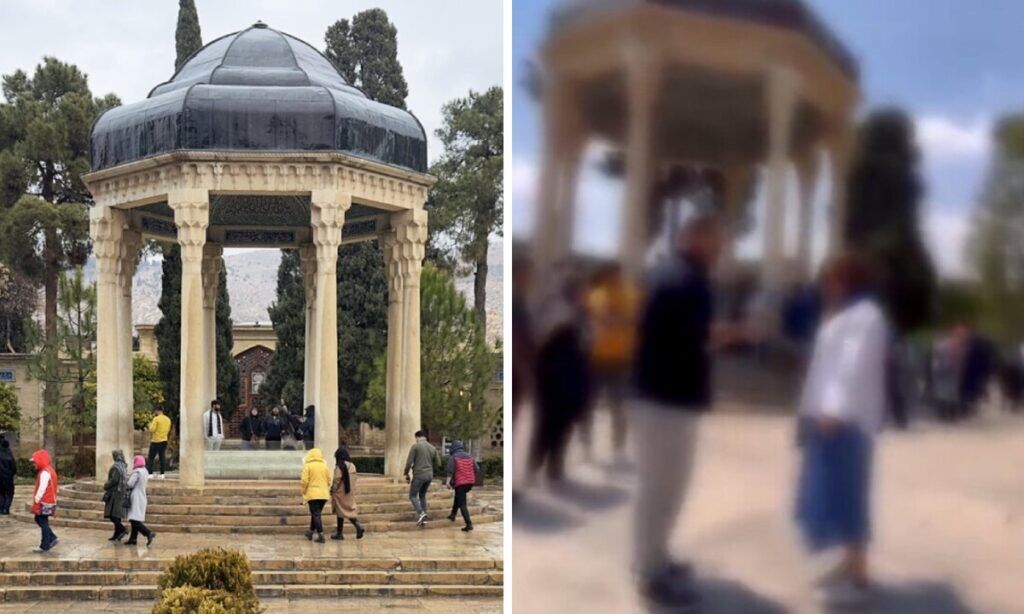 پس لرزه جدید از خواستگاری پسر جوان از دختر مورد علاقه اش در حافظیه شیراز 