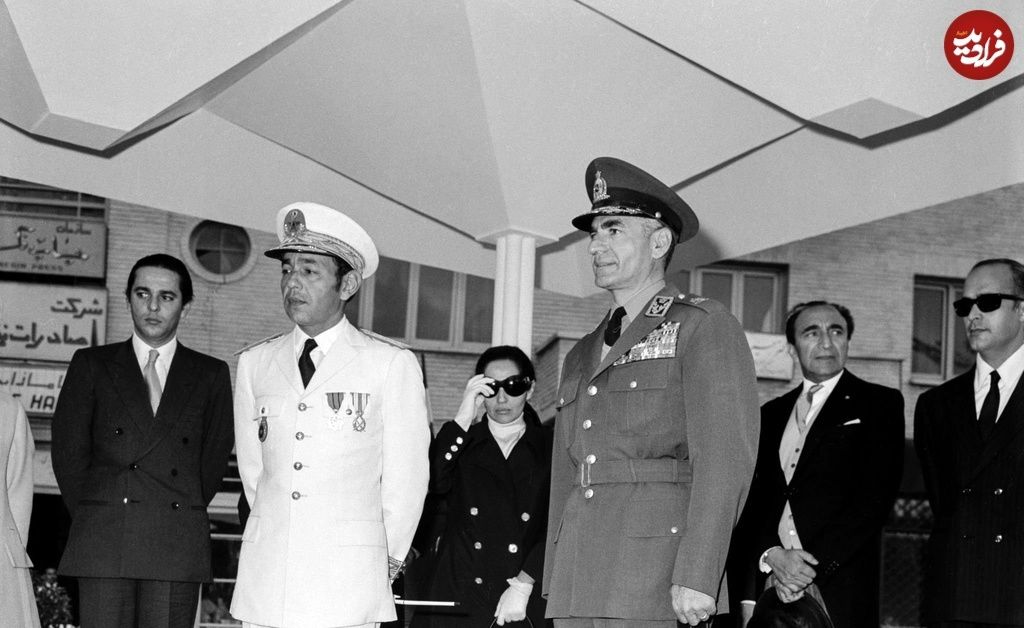  دیدار پادشاه مراکش و محمدرضا پهلوی ۵۷ سال پیش