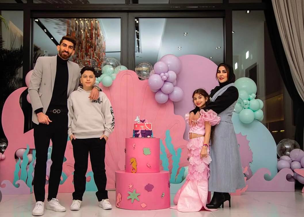 جشن تولد لاکچری بارانا  دختر علیرضا بیرانوند/ تصاویر