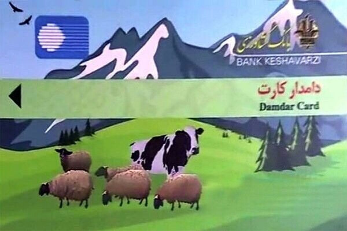 سقف اعتباری دامدارکارت به ۲۰۰ میلیون تومان افزایش یافت