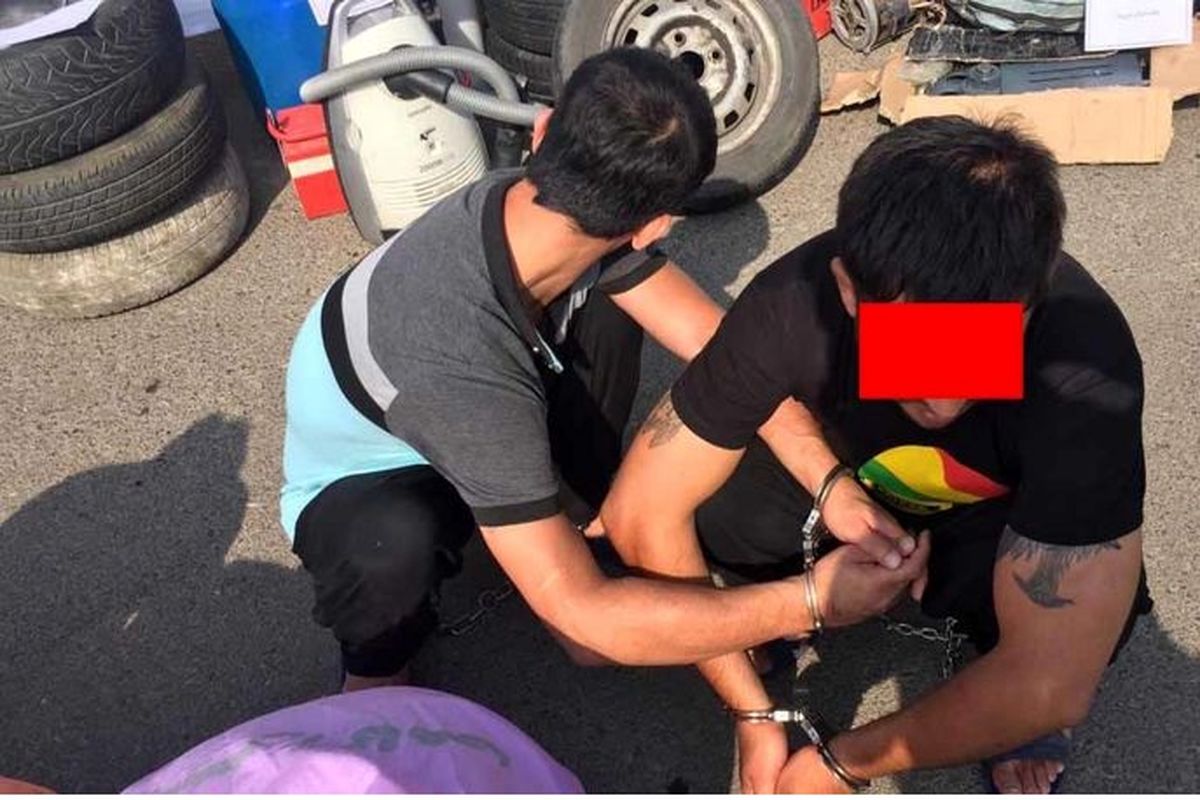 تازه داماد بیکار دزد کامپیوترهای پژو 206 در تهران بود +عکس