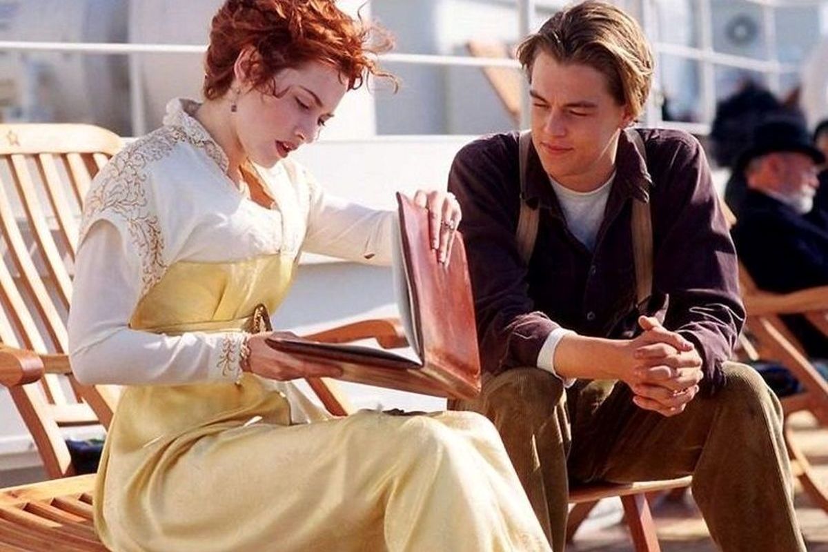 «رز و جک» در پشت‌صحنه فیلم سینمایی «تایتانیک»