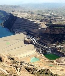 جاری شدن آب یک رودخانه به سمت سد مهم و بزرگ ایران