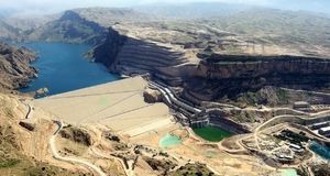 جاری شدن آب یک رودخانه به سمت سد مهم و بزرگ ایران