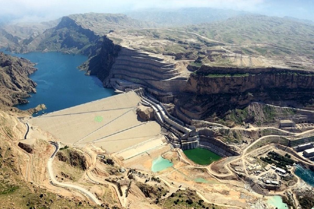 جاری شدن آب یک رودخانه به سمت سد مهم و بزرگ ایران