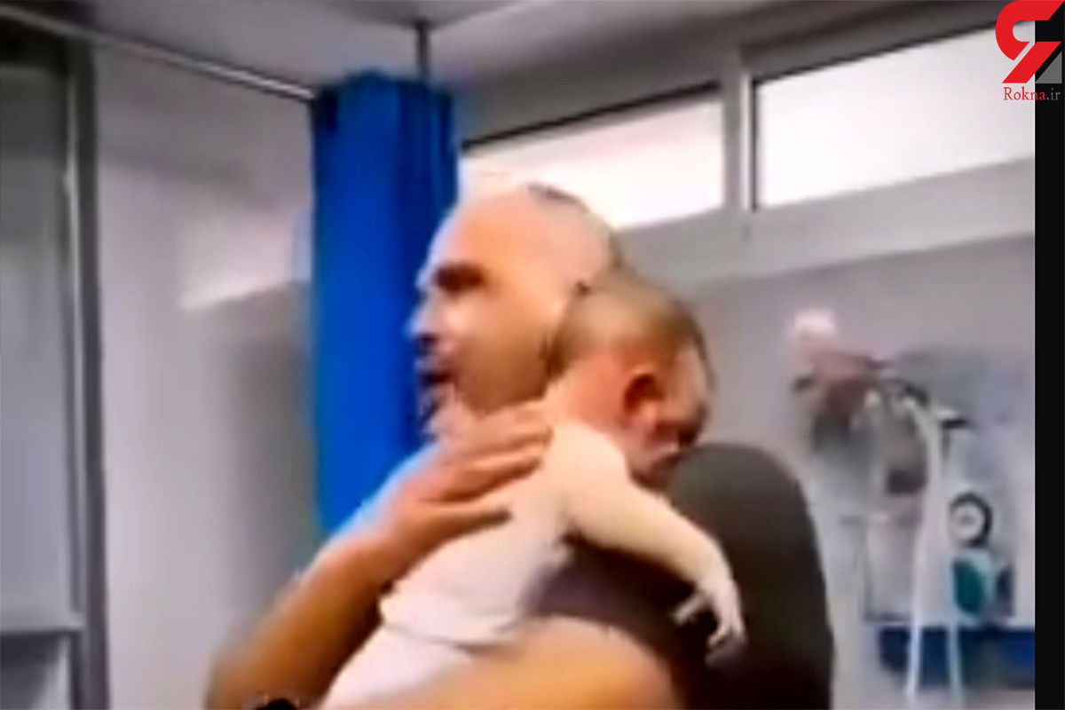 غمناکترین فیلم در آغوش گرفتن نوزاد مرده توسط پدر