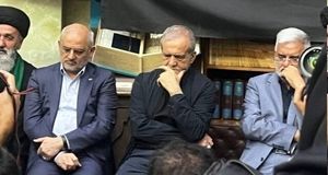 حضور پزشکیان در مراسم گرامیداشت شهدای اقتدار ارتش