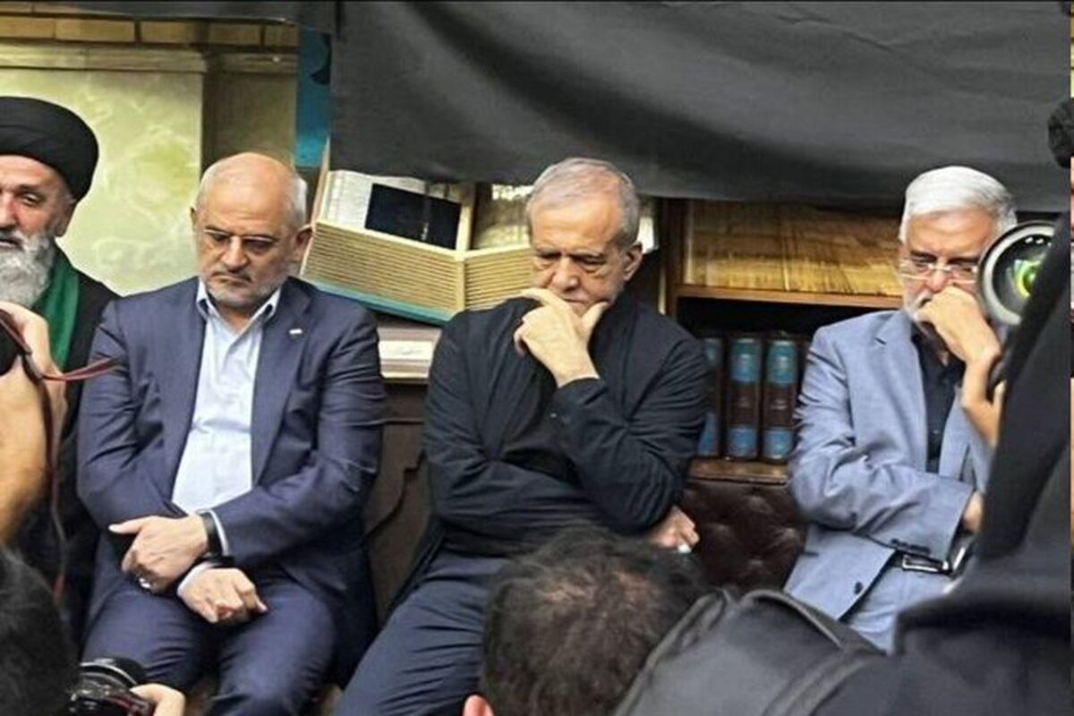 حضور پزشکیان در مراسم گرامیداشت شهدای اقتدار ارتش