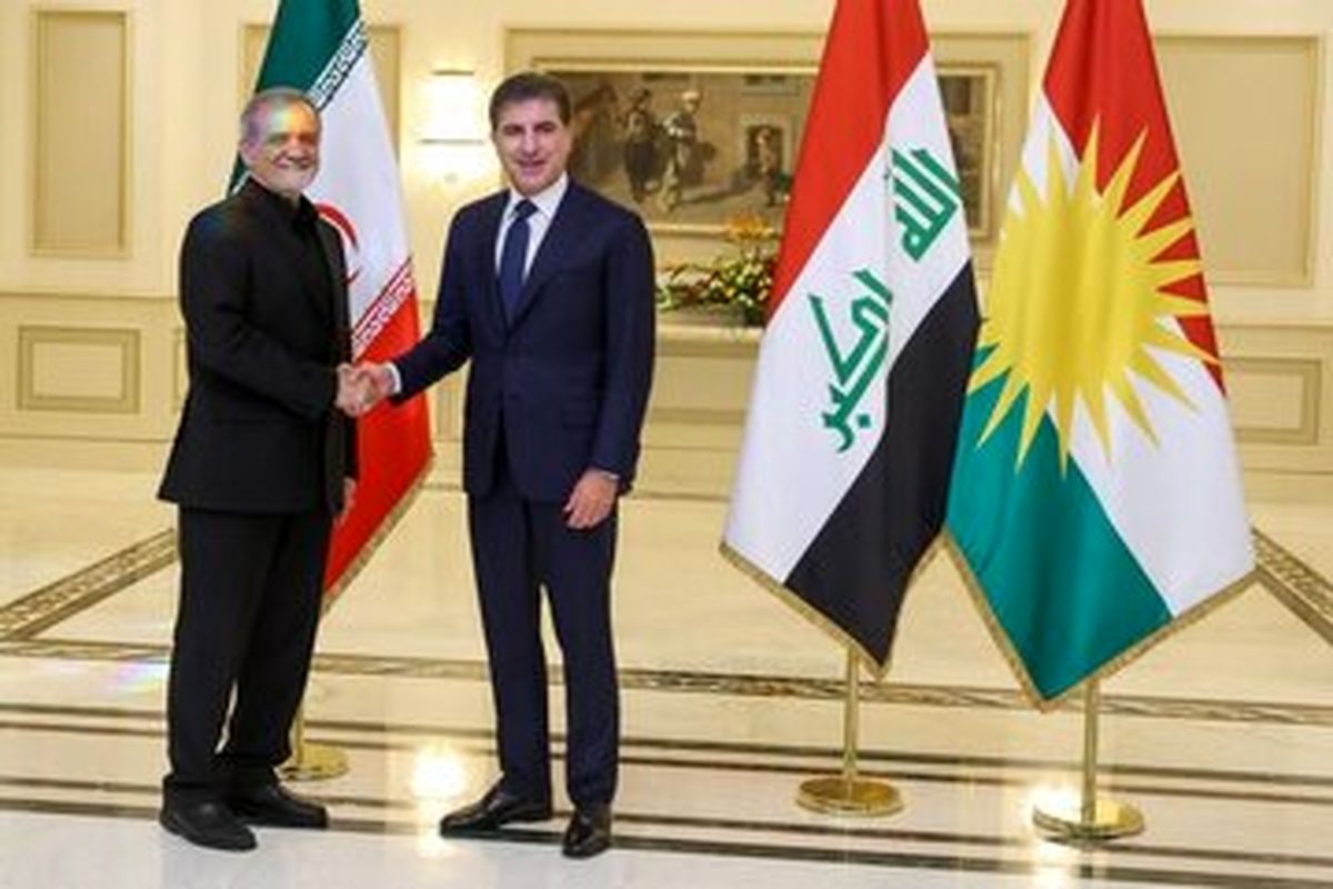 پیام تبریک بارزانی به رهبر انقلاب و رئیسجمهور