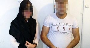 مچ گیری از زن متأهل با مرد زن‌دار در خودرو