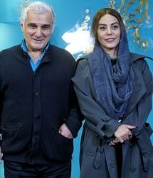 استایل سِت مهدی هاشمی با همسرش برای شب یلدا