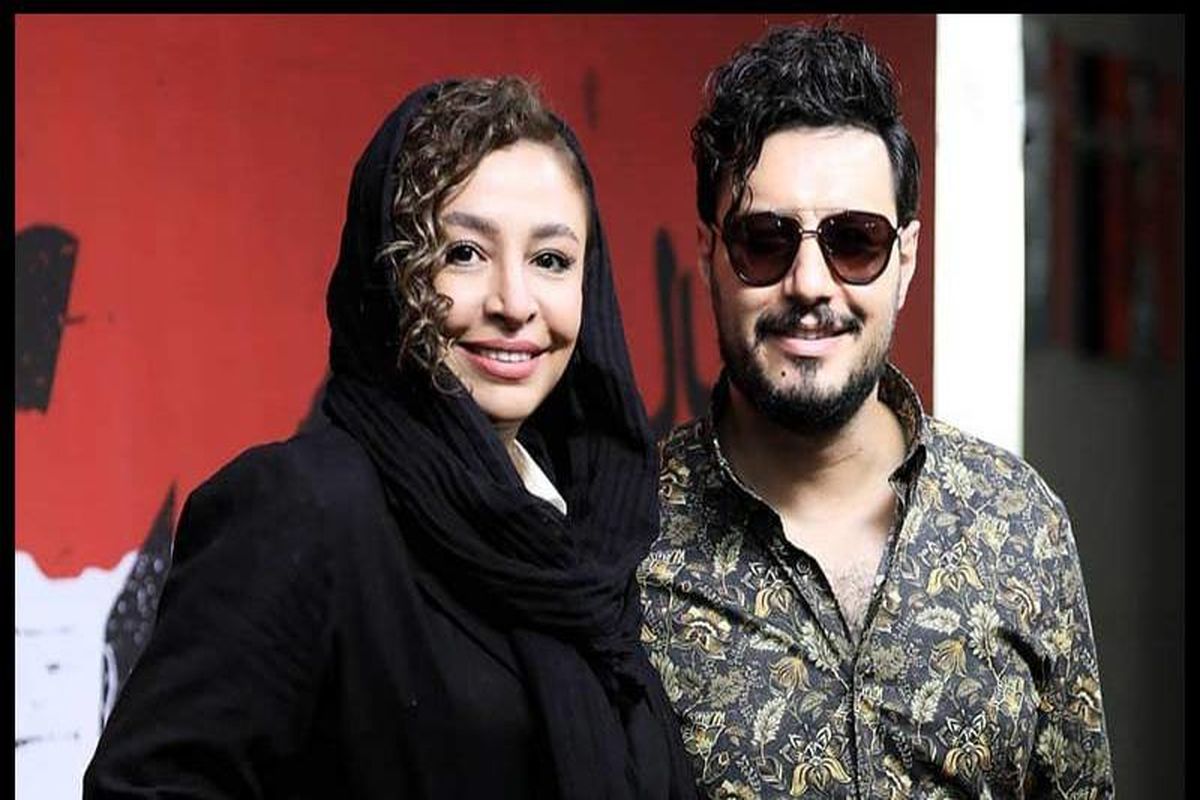 گریم متفاوت همسر جواد عزتی در یک نمایش