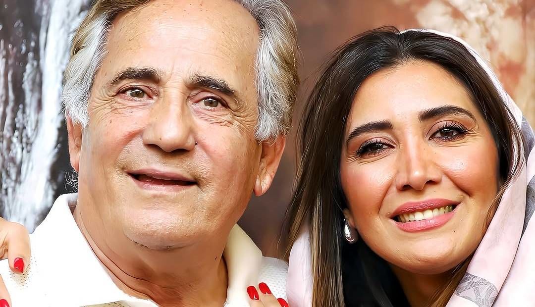 ژست‌های احساسیِ نیکی مظفری در آغوش پدرش