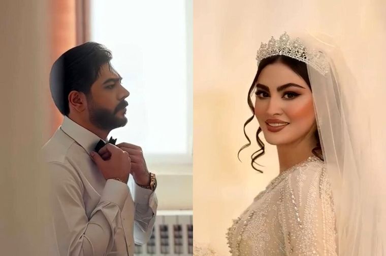 تغییر مریم مومن قبل و بعد از میکاپ عروسی‌اش/ ببینید