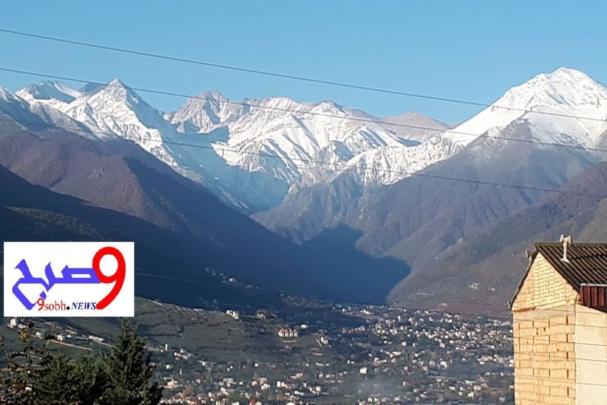 بارش برف در کلاردشت