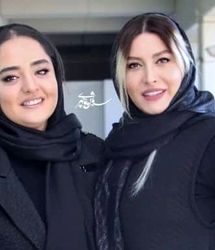  فریبا نادری و دخترش در کنار نرگس محمدی/ عکس