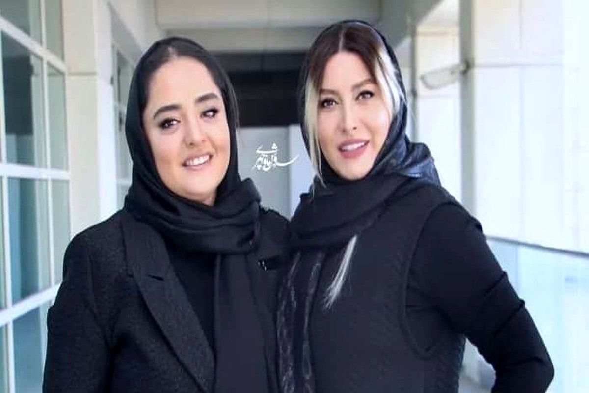 فریبا نادری و دخترش در کنار نرگس محمدی/ عکس