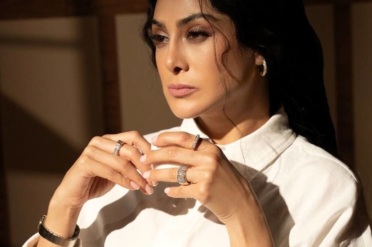 آزاده صمدی با استایل پاییزی جذاب/ عکس