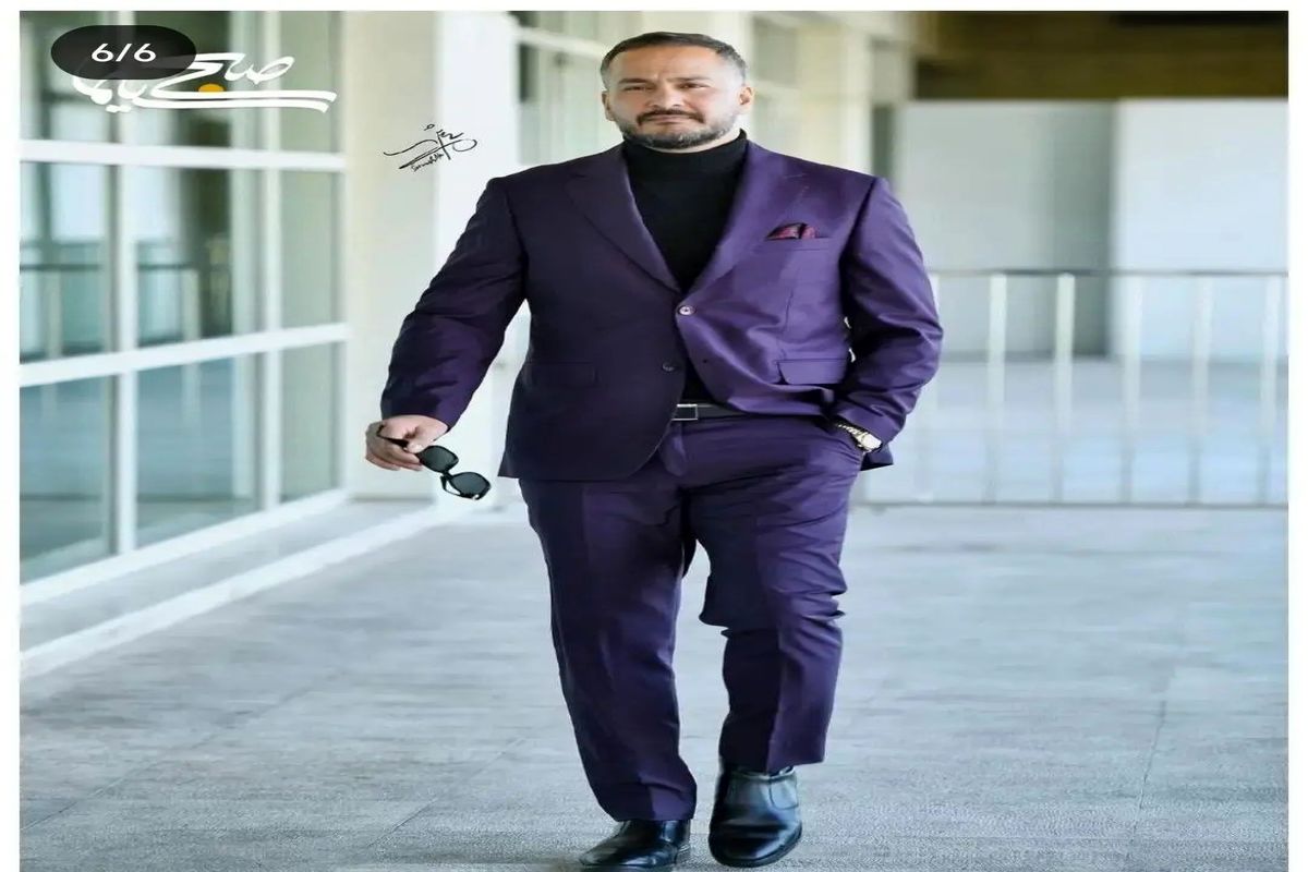 سلفی میلاد کیمرام در کنار همسر بازیگر معروف در کانادا