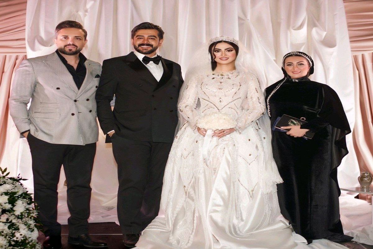 قاب خانوادگی مجری صداوسیما در عروسی مریم مومن