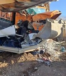 آمار مصدومان در تصادف زنجیره‌ای جاده دماوند/ عکس