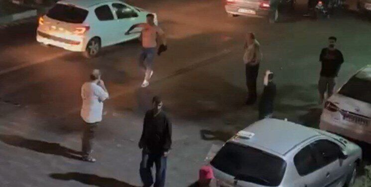 حمله وحشتناک به نیروهای پلیس با قمه در کرج + فیلم