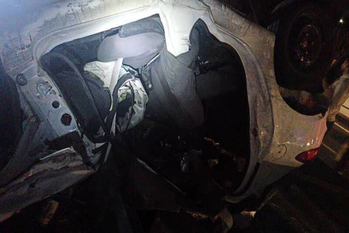 تصادف مرگبار پژو ۲۰۶ در بزرگراه حکیم