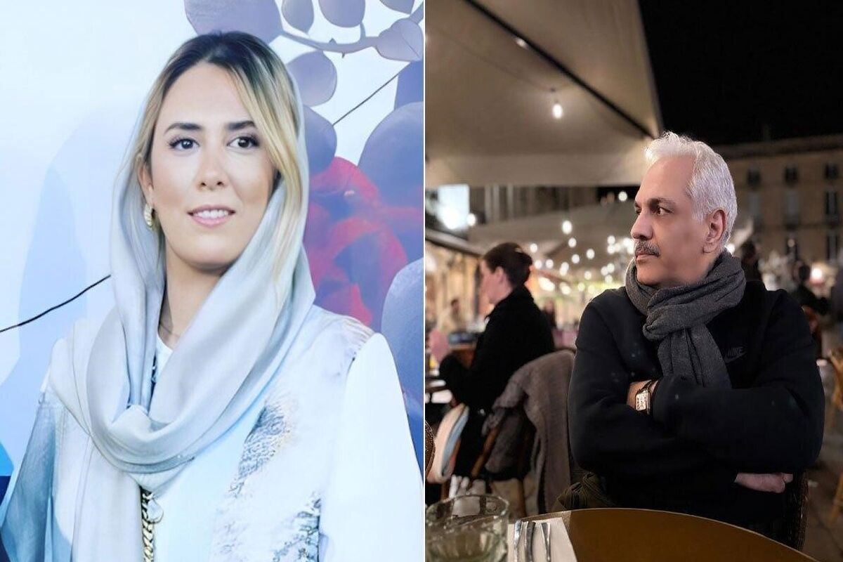 تبریک تولد عاشقانه غزال رجبیان طراح لباس مشهور به مهران مدیری/ فیلم