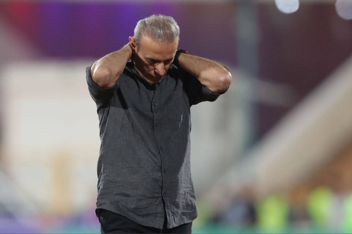اشک سرمربی پرسپولیس درآمد!