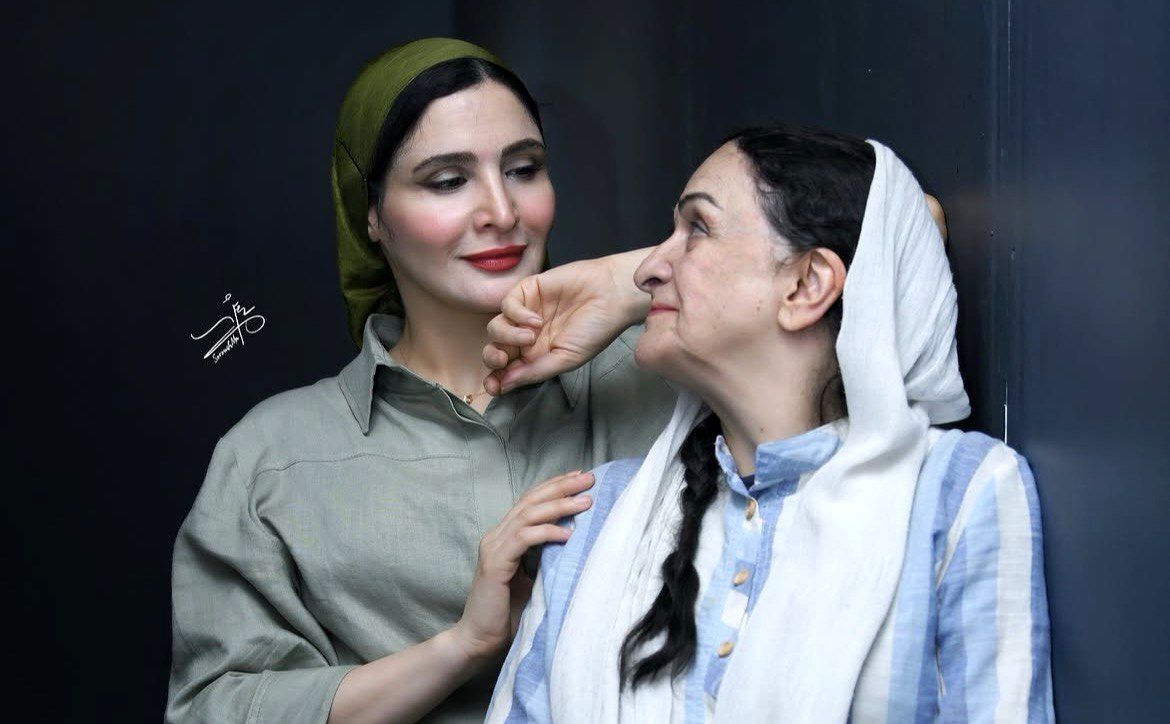 قاب مادر دختری گلاب آدینه و نورا هاشمی با زیبایی نچرال!